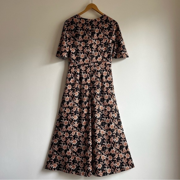 Acler Tippet Dress in Midnight Wallpaper - Picture 12 of 16